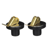 Attwood Livewell/Bailer Drain Plug, Brass Snap-Handle 7534A3